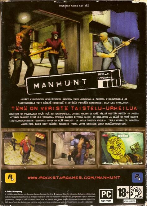 Manhunt 2004 Windows Box Cover Art MobyGames