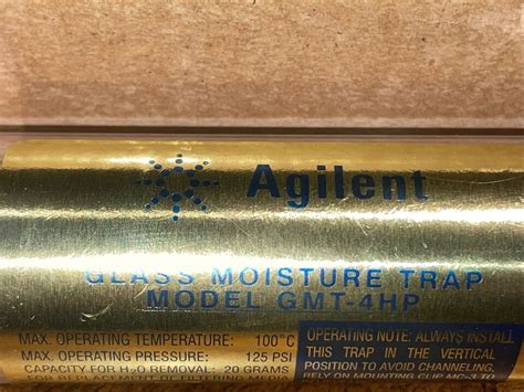 Agilent Glass Moisture Trap 1 4 GMT 4 HP EBay