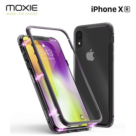 Coque Magn Tique Pour Iphone Xr Moxie Bump Magnet Coque Bumper En