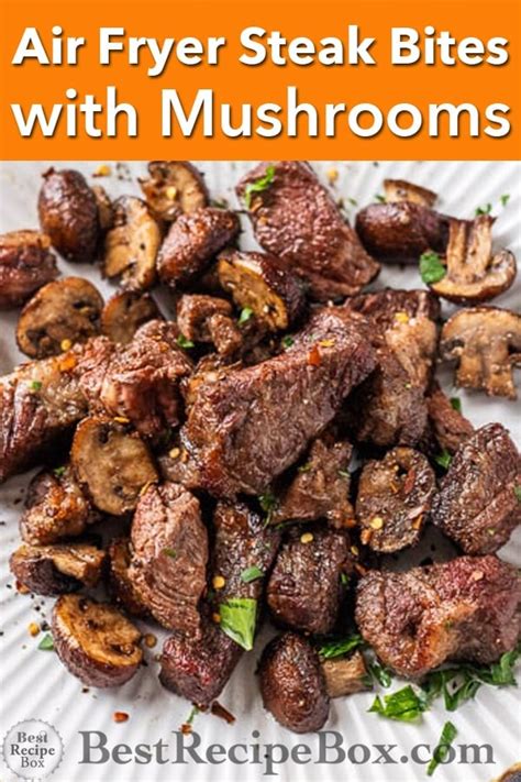 Air Fryer Steak Bites Recipe LOW CARB KETO Best Recipe Box