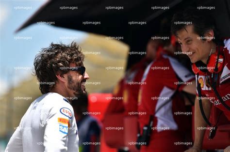 L To R Fernando Alonso Esp Mclaren With Massimo Rivola Ita