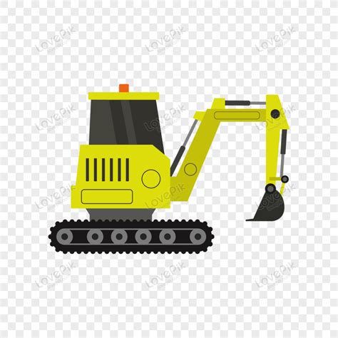 Excavator Icon Illustrated In Vector Earth Vector Excavator Heavy