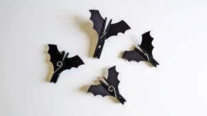 Pour Halloween décorez votre intérieur avec des chauves souris faites