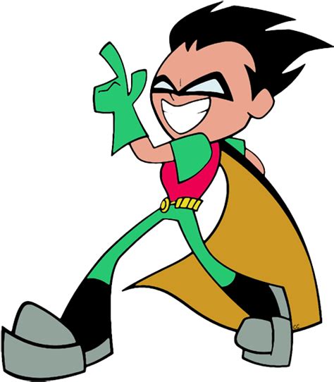 Download Hd Teen Titans Go Clip Art Robin Teen Titans Go Png