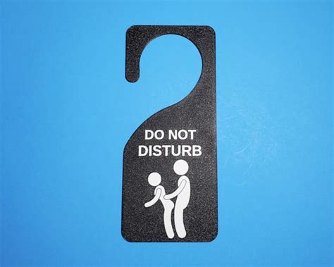 Naughty Do Not Disturb Door Hangers Sex Gangbang BJ Naughty Door Hangers Etsy