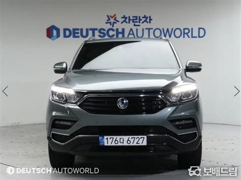 2018 쌍용 G4 렉스턴 22 디젤 2wd 5인승 프라임 중고차 보배드림 중고차