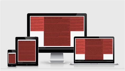 Three Column Layout V Responsive Web Design