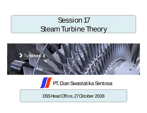 Pdf Session Steam Turbine Theory Aris Febriantara Pdf Filecara