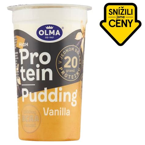 Olma High Protein Pudding Vanilla G Tesco Groceries