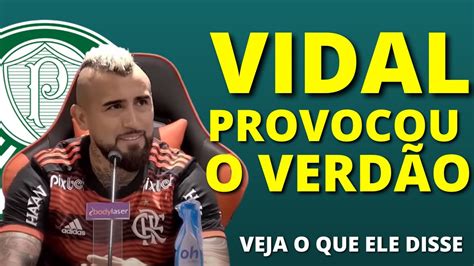 VIDAL PROVOCOU O TIME DO PALMEIRAS YouTube