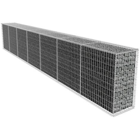 Mur en gabion Clôture de gabion avec couvercle Acier galvanisé