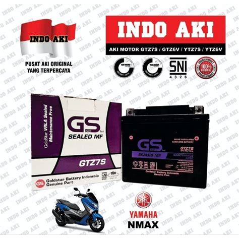 Jual Aki Motor Yamaha Nmax N Max N Max Gtz Gtz S Gtz S Gold Star Accu