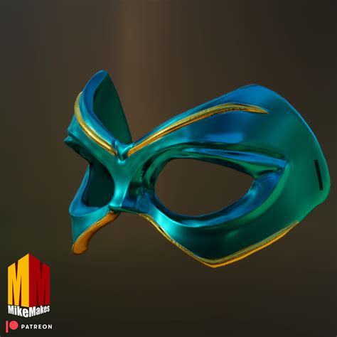 3D file Ms. Marvel Kamala Khan Mask (Disney + Series Cosplay) 🦸・3D ...