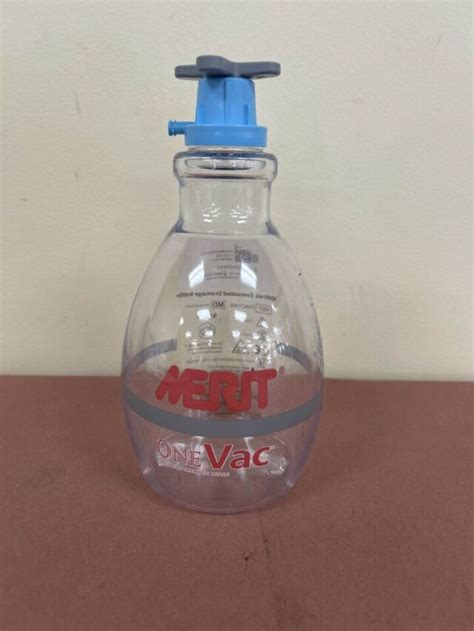 New Merit Medical Evac1000 One Vac 1000ml Evacuated Drainage Bottle