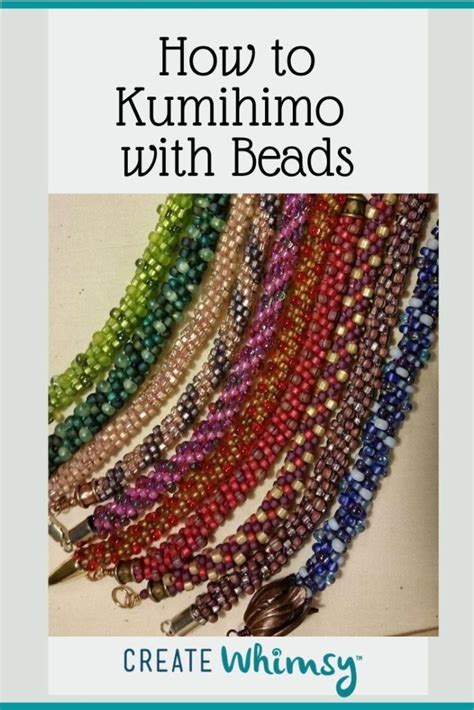 How to Do Kumihimo with Beads | Create Whimsy