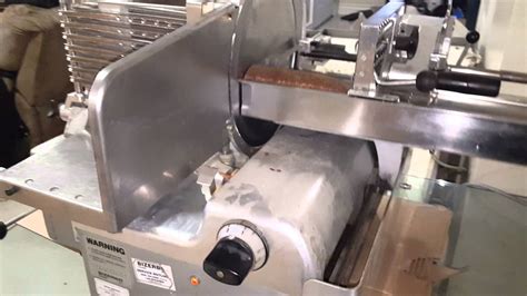 Bizerba Meat Slicer Stacker All Mechanical Youtube