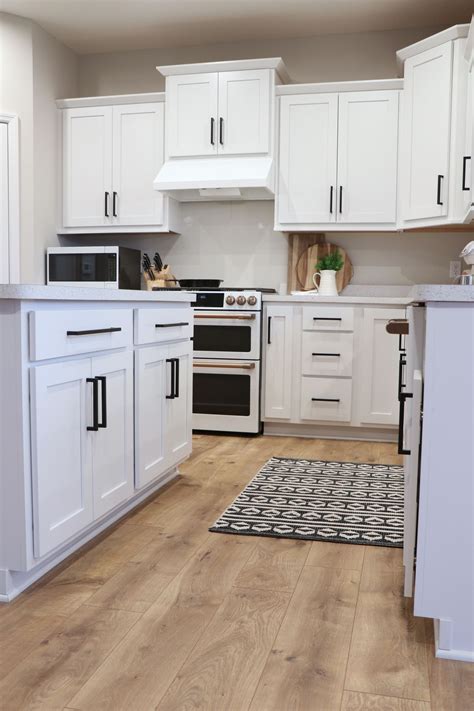 10 White Shaker Cabinets With Black Hardware HomeDecorish