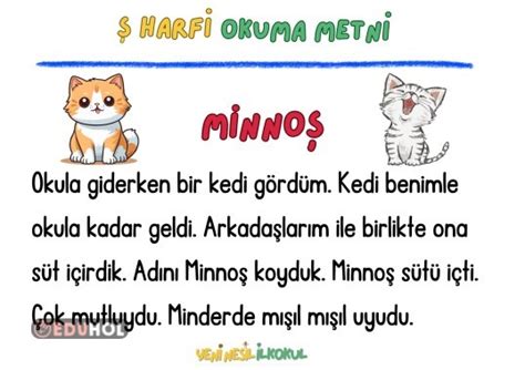 Harfi Okuma Metni Eduhol Etkinlik Ndir Oyun Oyna Test Z