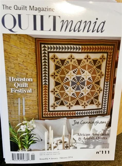 The New Issue Of Quiltmania Magazine Is Here Quilt Magazine Quilt Festival International