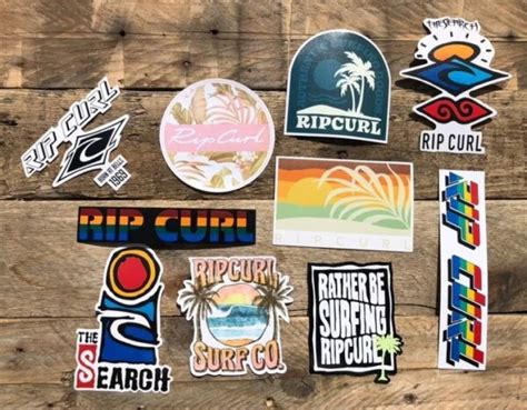 Classic Rip Curl Stickers Glide Surf School