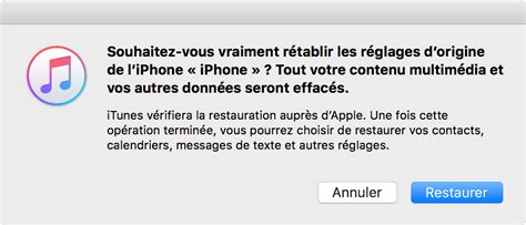 Restaurer les réglages par défaut de votre iPhone iPad ou iPod