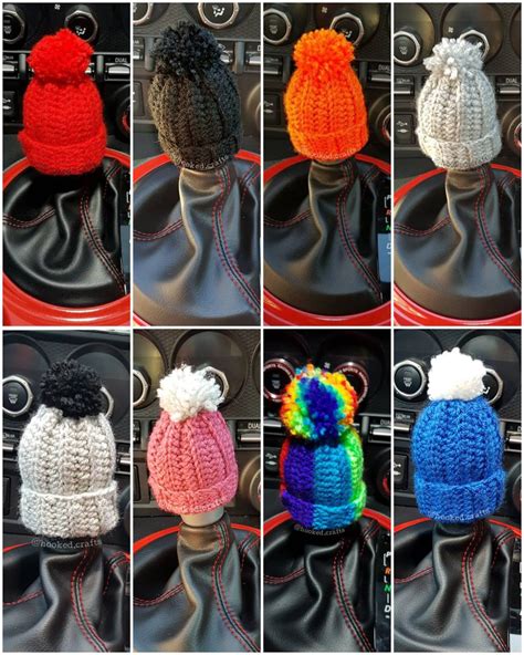 Custom Handmade Crochet Gear Knob Stick Shift Beanie Cover Etsy