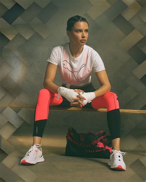 Adriana Lima Flaunts Her Washboard Abs During Fierce Puma Shoot In Nyc Artofit