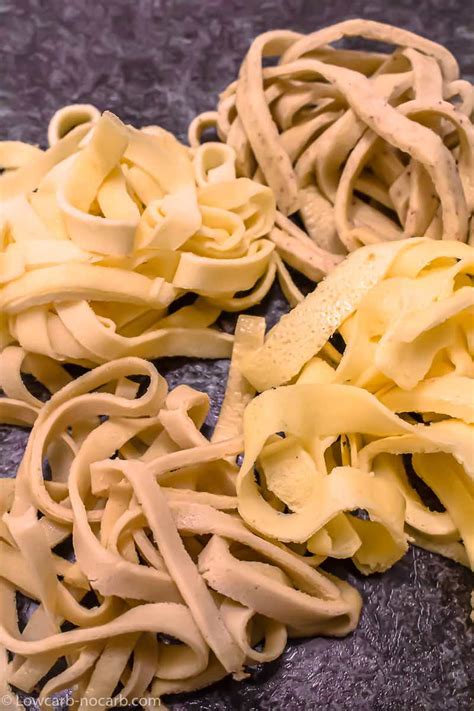 Homemade Keto Egg Noodles With Almond Flour Low Carb No Carb