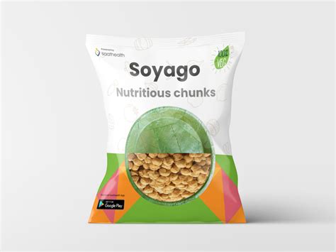 For Pp Polypropylene Soya Chunks Printed Packaging Pouch At Rs