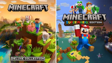 Minecraft Deluxe Collection Launched For Switch – NintendoSoup