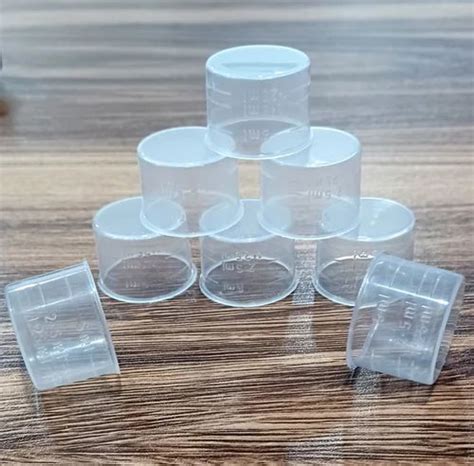 5ml Plastic Syrup Measuring Cup at Rs 0.19 | Plastic Measuring Cups in ...