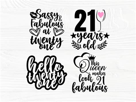 21st Birthday Svg Twenty One Svg Hello 21 Svg Etsy