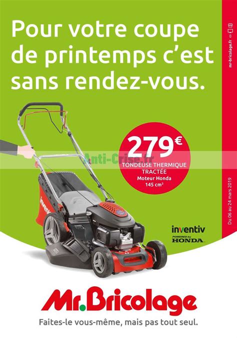 Anti Crise Fr Catalogue Mr Bricolage Du Au Mars Mr