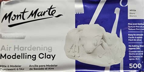 Air Hardening Modeling Clay 500g White Krafty Ketchikan