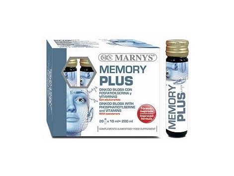 Marnys Memory Plus Ampollas Farmacia Internacional