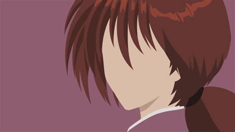 Himura Kenshin Leaf Copy Space Portrait 1080P Anime Vertebrate