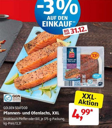 Golden Seafood Pfannen Und Ofenlachs Xxl Angebot Bei ALDI Sud