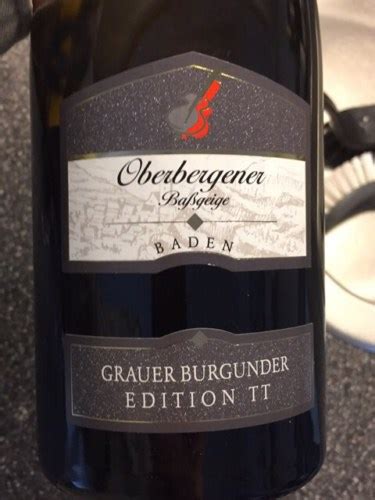 Oberbergener Bassgeige Edition TT Grauer Burgunder Vivino