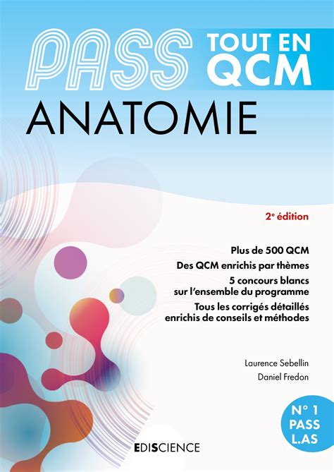 PASS Tout En QCM Anatomie PASS Et L AS Livre Et Ebook PASS De