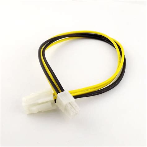 4 Pin Atx Male To 4 Pin Female Pc Cpu Motherboard Power Adapter Extension Cable Ebay