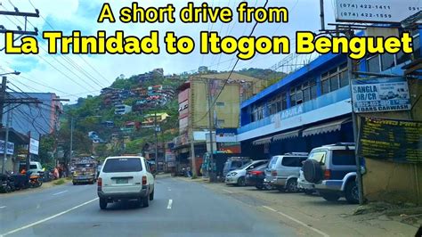 Driving The Route From La Trinidad To Itogon Benguet On A Cloudy Sunday