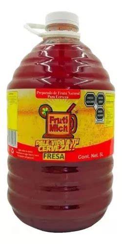 Jarabe Para Michelada Frutimich Varios Sabores Lt Env O Gratis