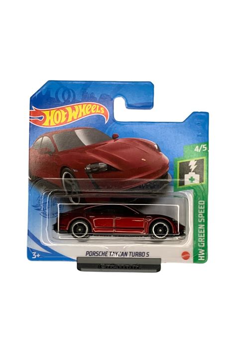 HOT WHEELS Porsche Taycan Turbo 1 64 Ölçek Hw Green Speed