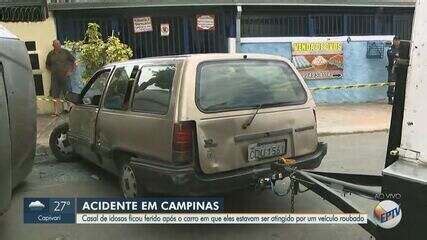 Casal De Idosos Fica Ferido Em Campinas Ap S Ter Carro Atingido Por