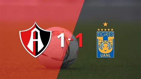 Atlas Y Tigres Se Repartieron Los Puntos En Un 1 A 1 Infobae