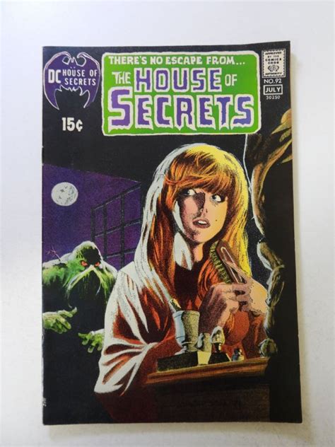 House Of Secrets St Appearance Of Swamp Thing Vf Condition