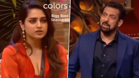 Bigg Boss 17 Salman Khan Questions Ayesha Khans Intentions Behind Her