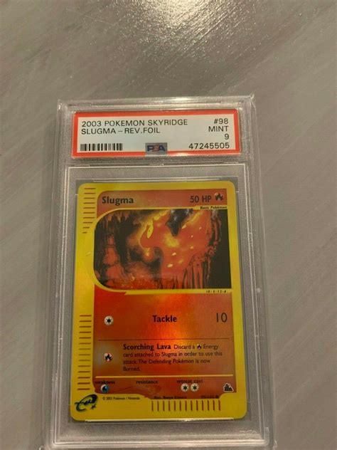 Slugma Reverse Holo 98 Prices Pokemon Skyridge Pokemon Cards