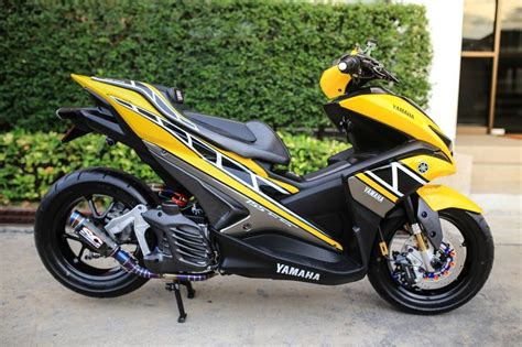 สำหรบรถแนวออโตเมตกสปอรตรนใหมลาสดอยาง New Yamaha Aerox 155 นน