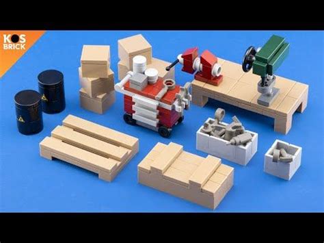 Lego Workshop Garage Tools (Tutorial) - YouTube | Progetti lego, Idee ...